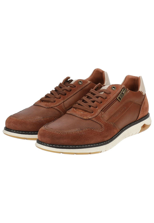 camel active Sneaker Nappaleder Cognac