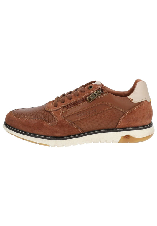 camel active Sneaker Nappaleder Cognac