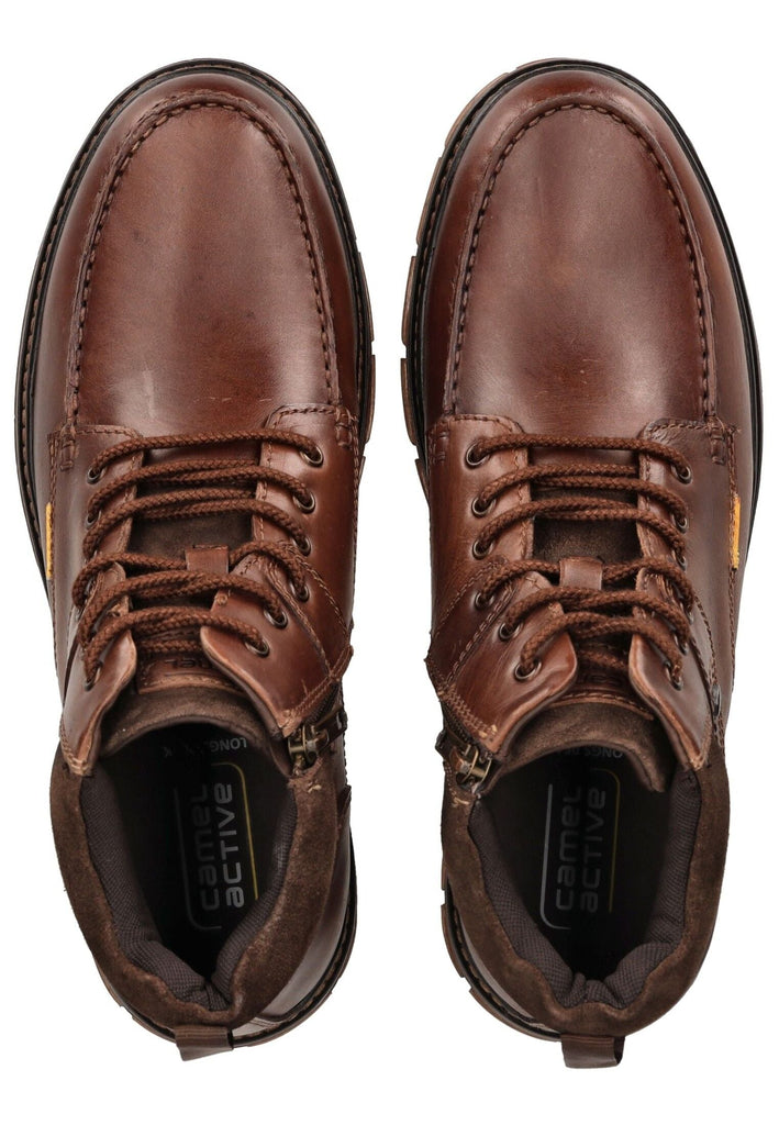 camel active Stiefelette Leder Dunkelbraun Warmfutter