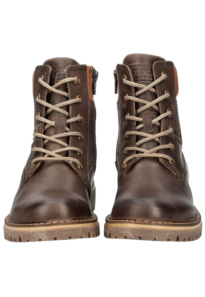 camel active Stiefelette Leder Dunkelbraun Warmfutter