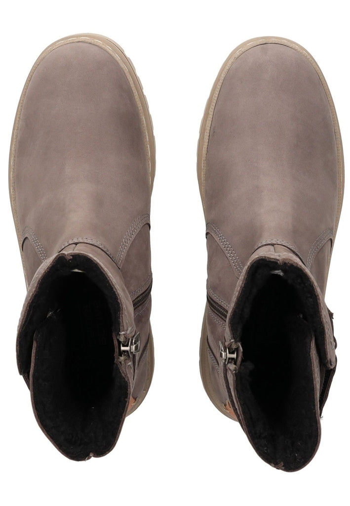 camel active Stiefelette Leder Dunkelgrau Warmfutter