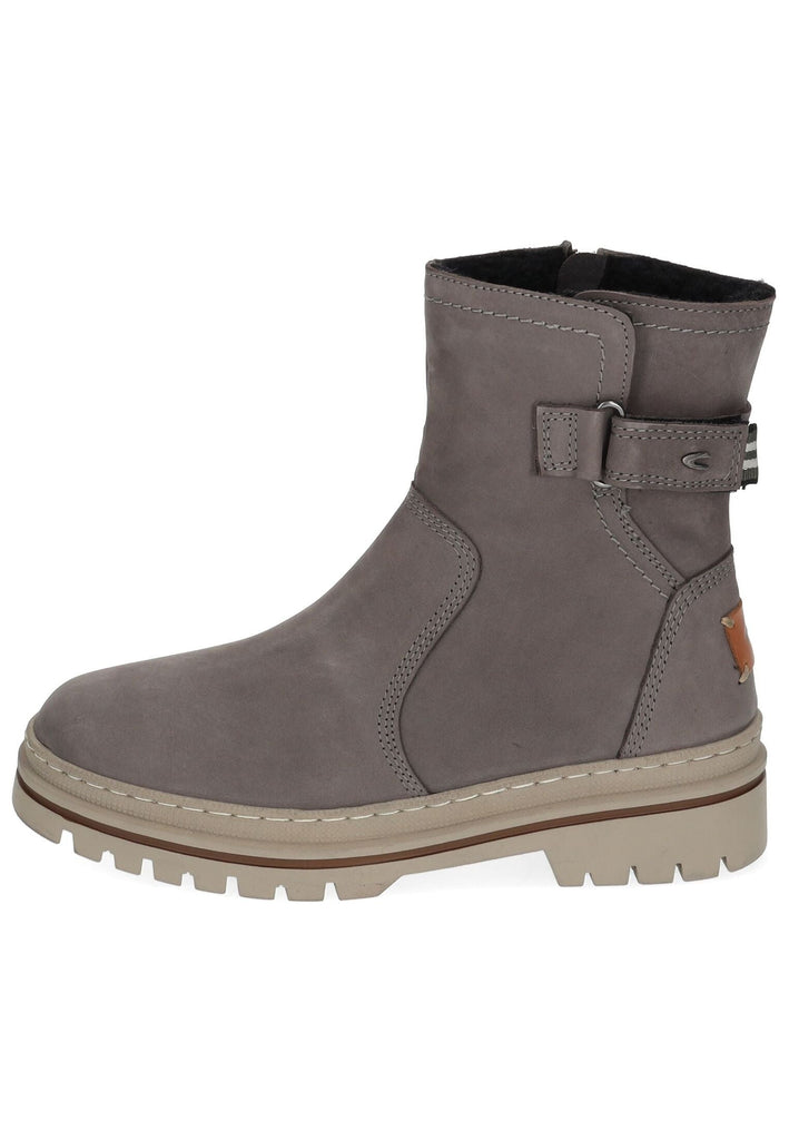 camel active Stiefelette Leder Dunkelgrau Warmfutter