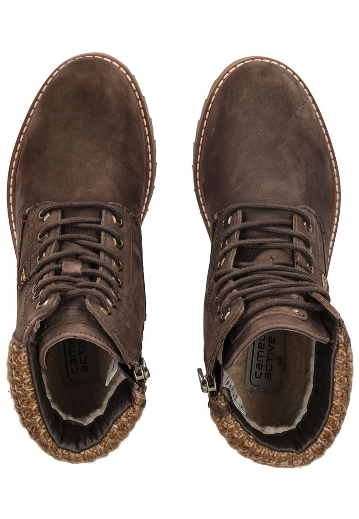 camel active Stiefelette Leder Schoko Warmfutter