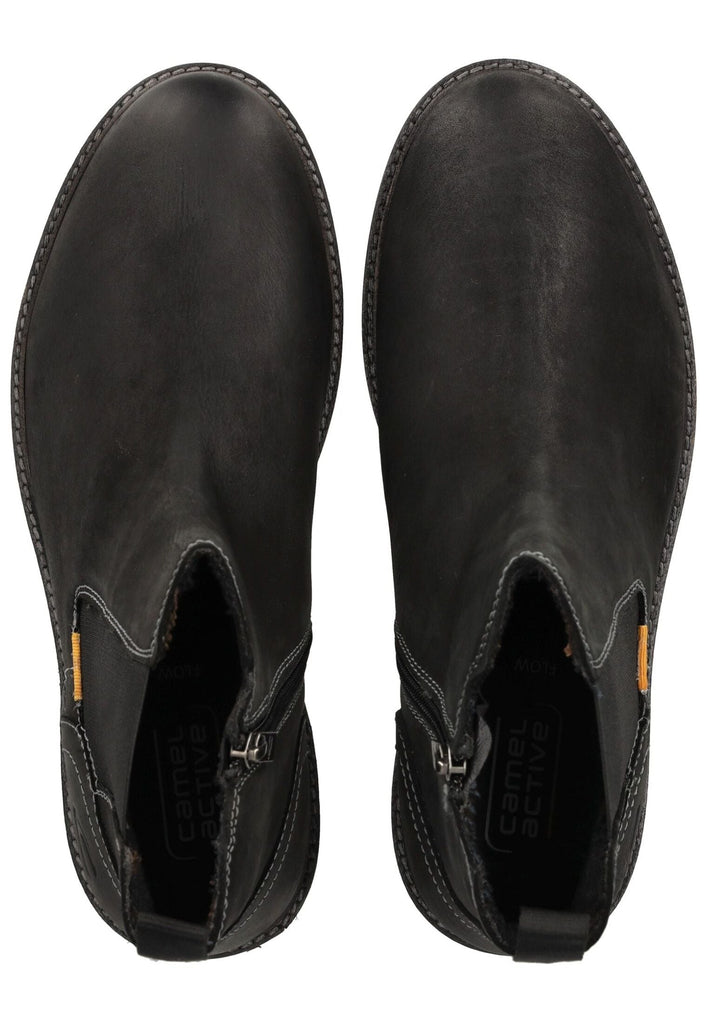 camel active Stiefelette Leder Schwarz