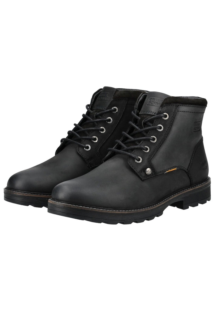 camel active Stiefelette Leder Schwarz