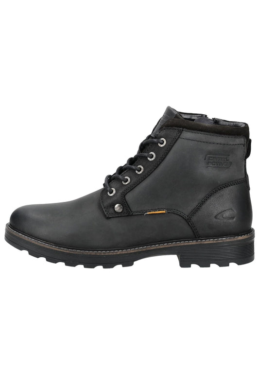 camel active Stiefelette Leder Schwarz