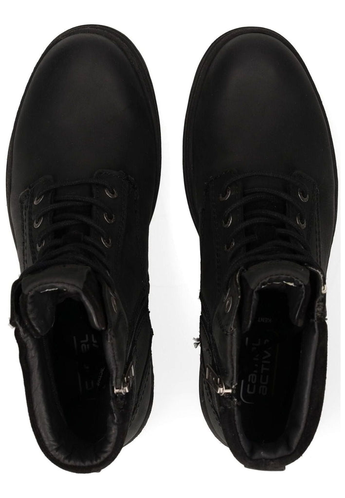 camel active Stiefelette Leder Schwarz
