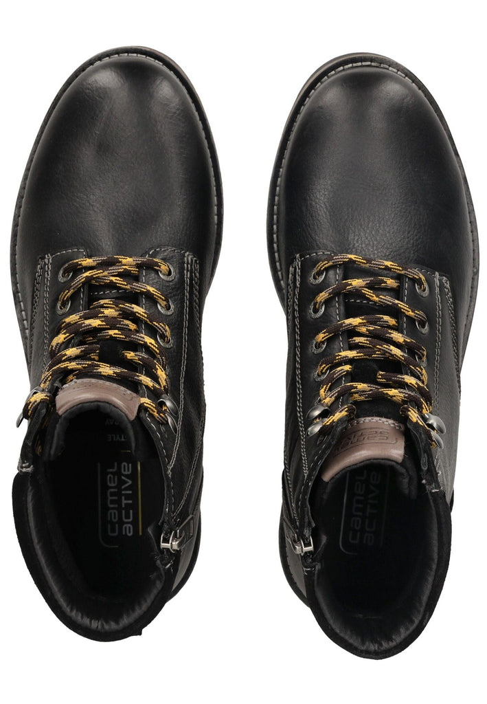 camel active Stiefelette Leder Schwarz
