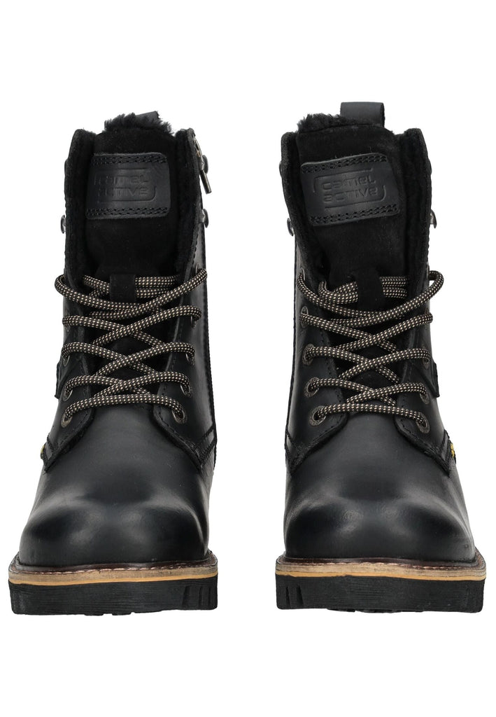 camel active Stiefelette Leder Schwarz