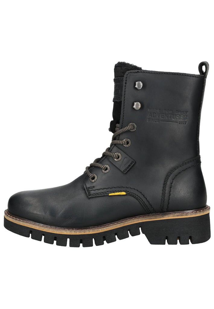 camel active Stiefelette Leder Schwarz