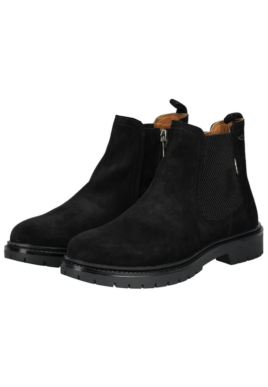 camel active Stiefelette Veloursleder/Textil Schwarz