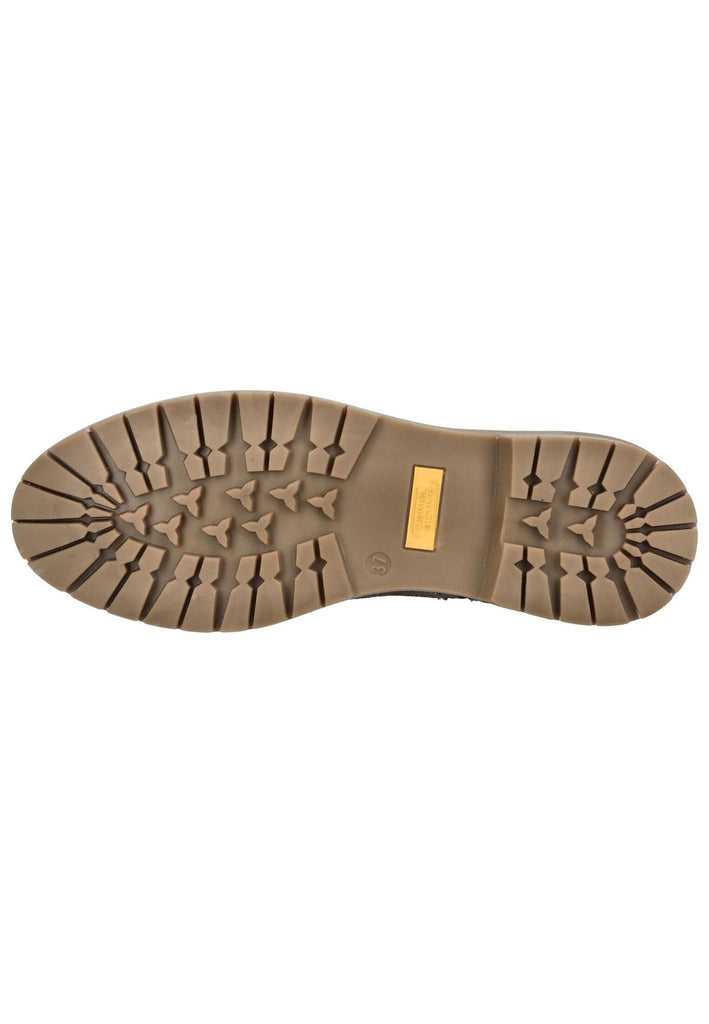 camel active Stiefelette Veloursleder/Textil Taupe