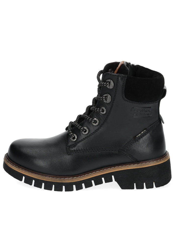 Stiefeletten camel active Stiefelette Leder/Textil Schwarz