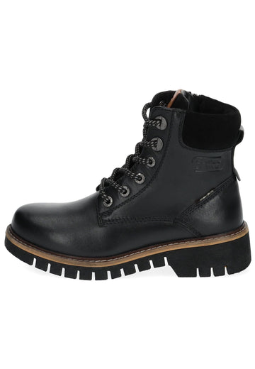 Stiefeletten camel active Stiefelette Leder/Textil Schwarz