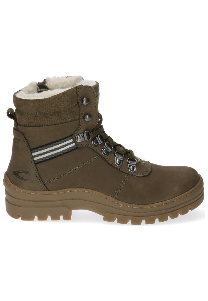 camel active Wanderschuhe Leder Khaki Warmfutter