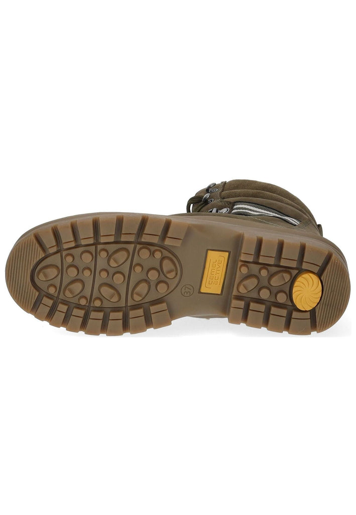 camel active Wanderschuhe Leder Khaki Warmfutter