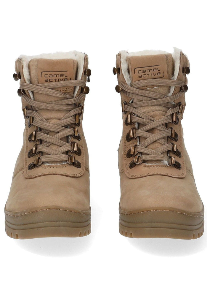 camel active Wanderschuhe Leder Sand Warmfutter