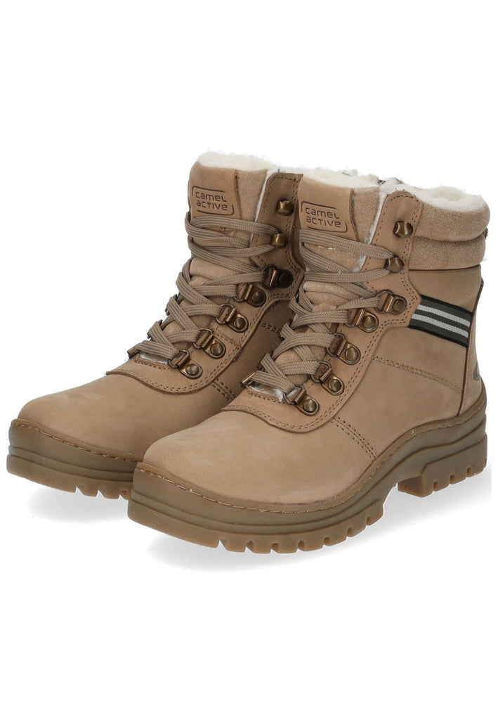 camel active Wanderschuhe Leder Sand Warmfutter