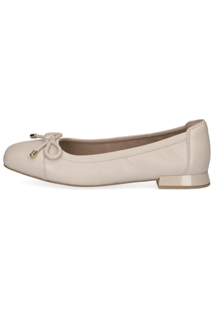 Ballerinas Caprice Ballerinas Leder Beige