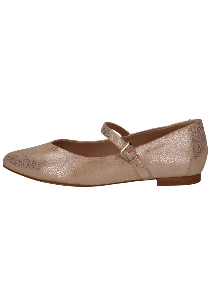 Ballerinas Caprice Ballerinas Leder Gold