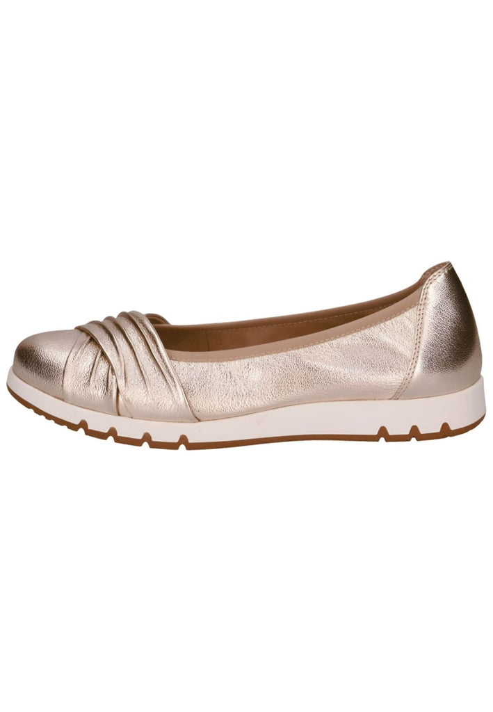 Ballerinas Caprice Ballerinas Leder Gold