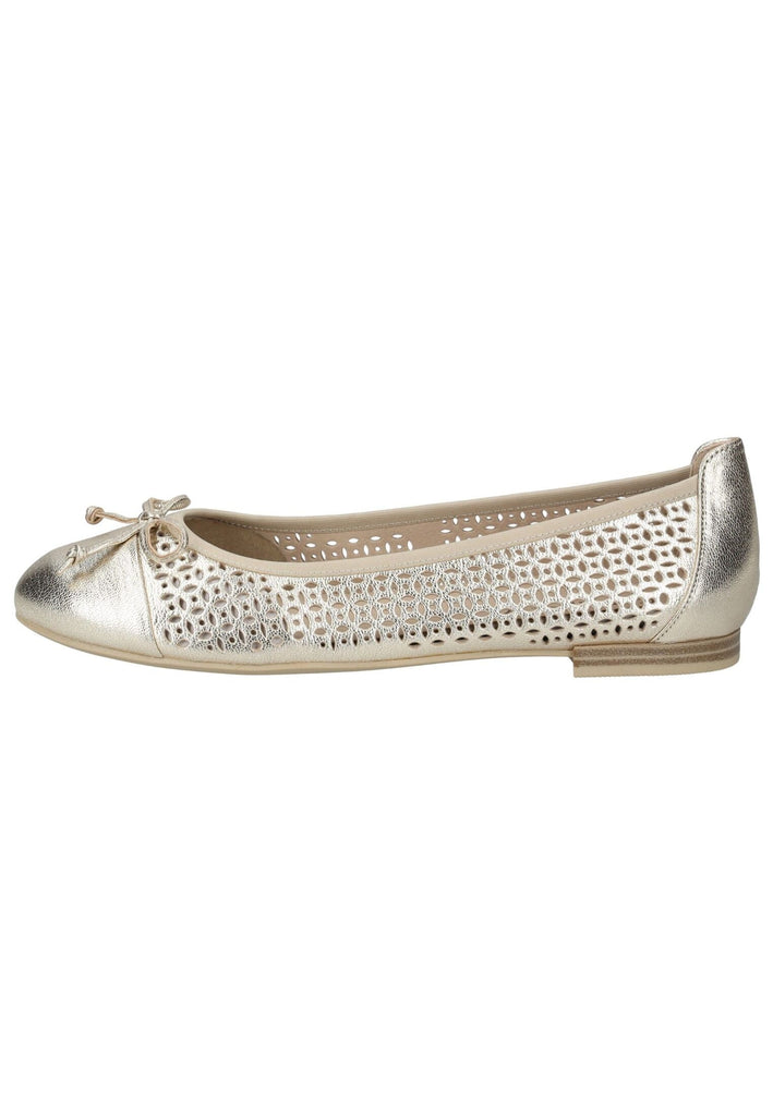 Ballerinas Caprice Ballerinas Leder Platin