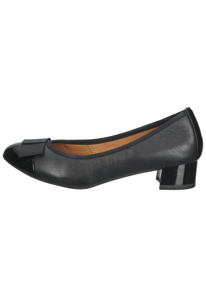 Ballerinas Caprice Ballerinas Leder/Textil Schwarz