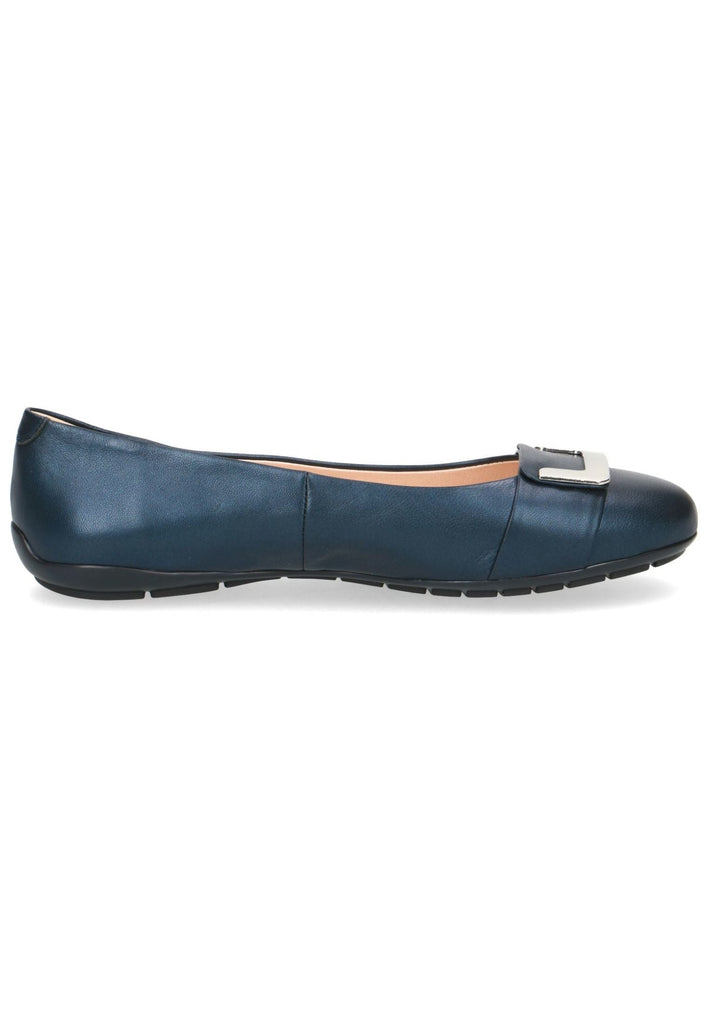 Caprice Ballerinas Glattleder Navy