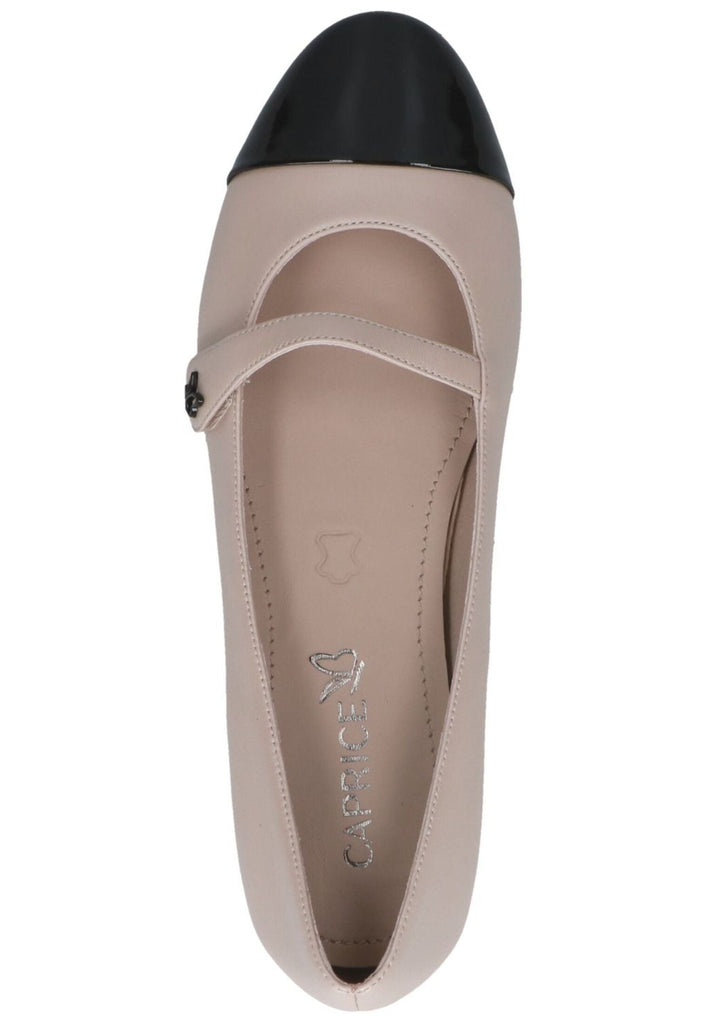 Caprice Ballerinas Leder Beige