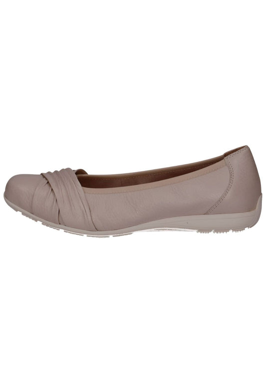 Caprice Ballerinas Leder Beige