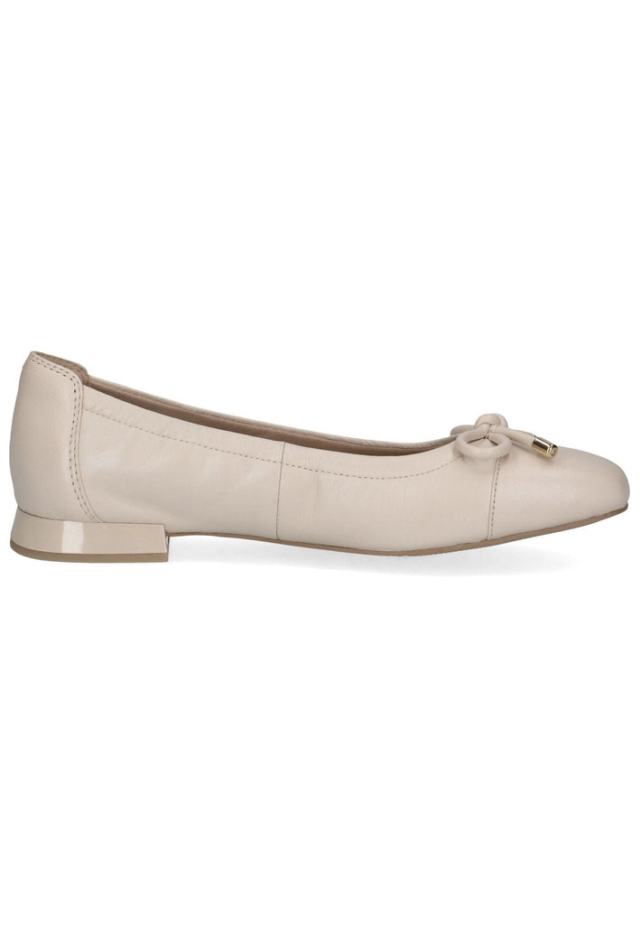 Caprice Ballerinas Leder Beige