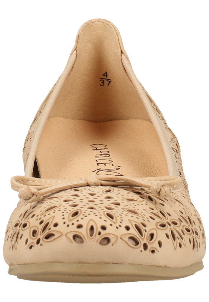 Caprice Ballerinas Leder Beige