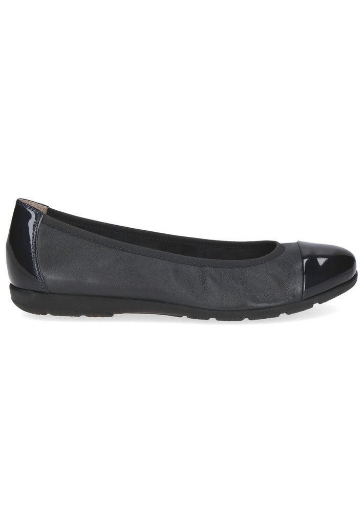 Caprice Ballerinas Leder Blau