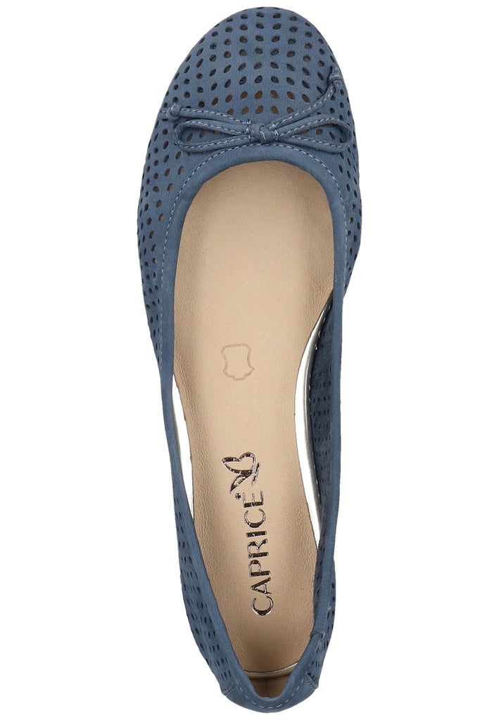 Caprice Ballerinas Leder Blue