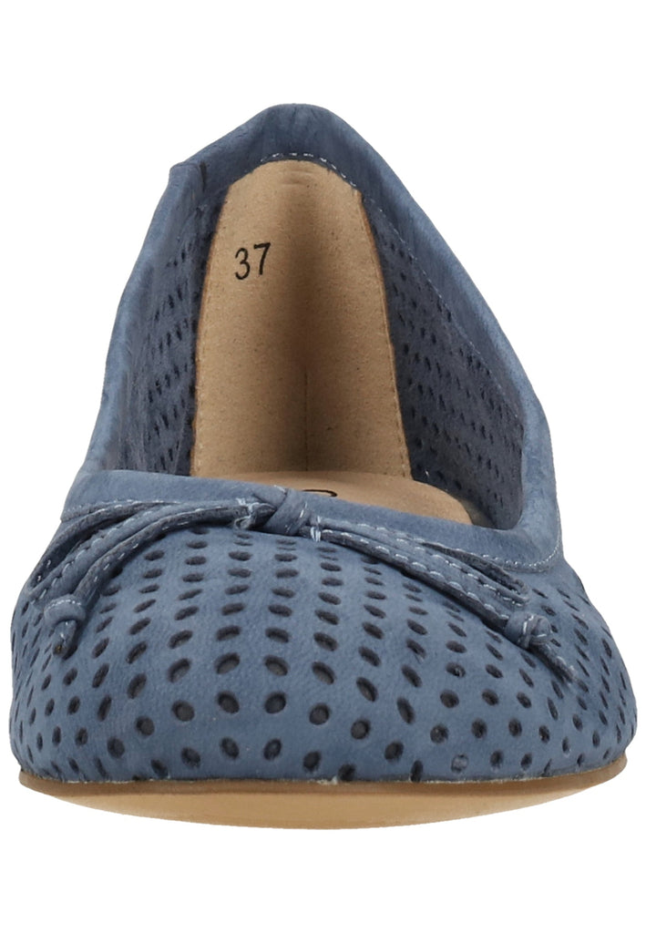 Caprice Ballerinas Leder Blue