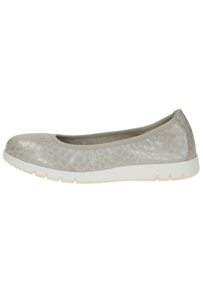 Caprice Ballerinas Leder Grau