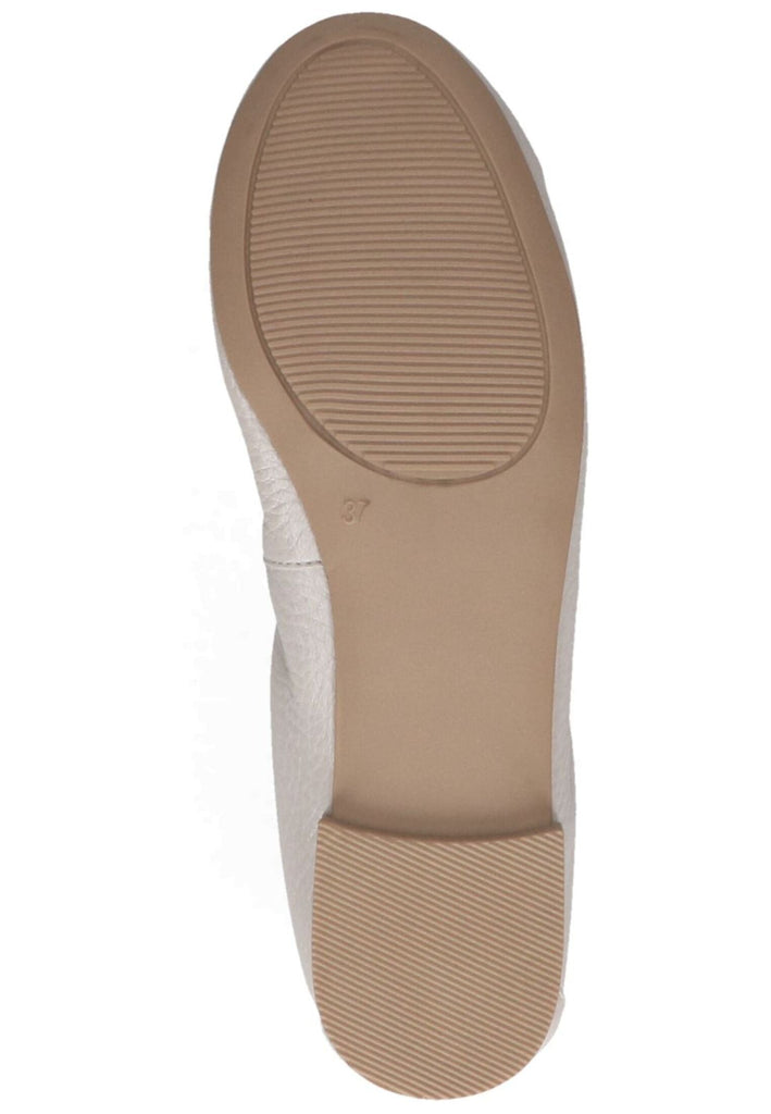 Caprice Ballerinas Leder Hellbeige