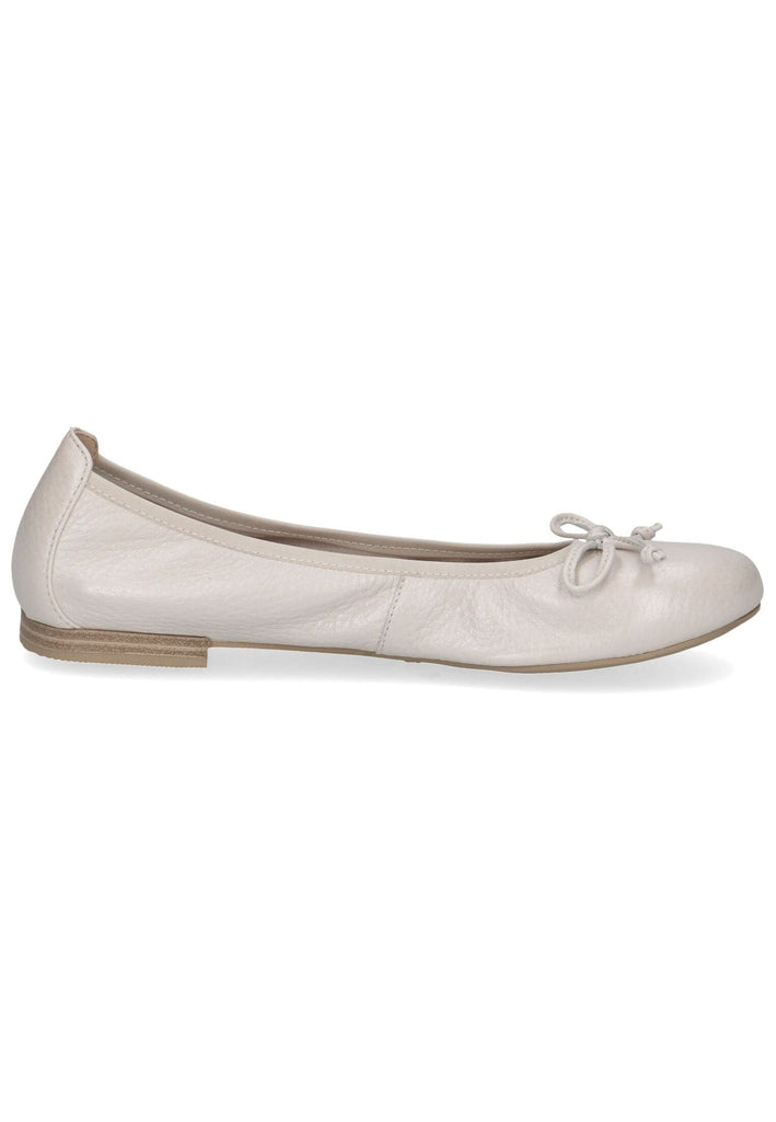 Caprice Ballerinas Leder Hellbeige