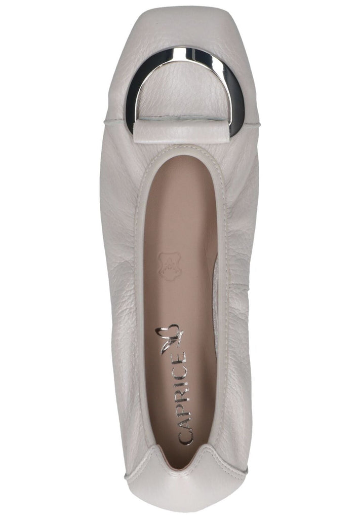 Caprice Ballerinas Leder Hellbeige