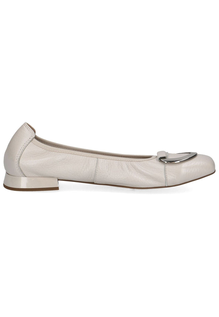 Caprice Ballerinas Leder Hellbeige