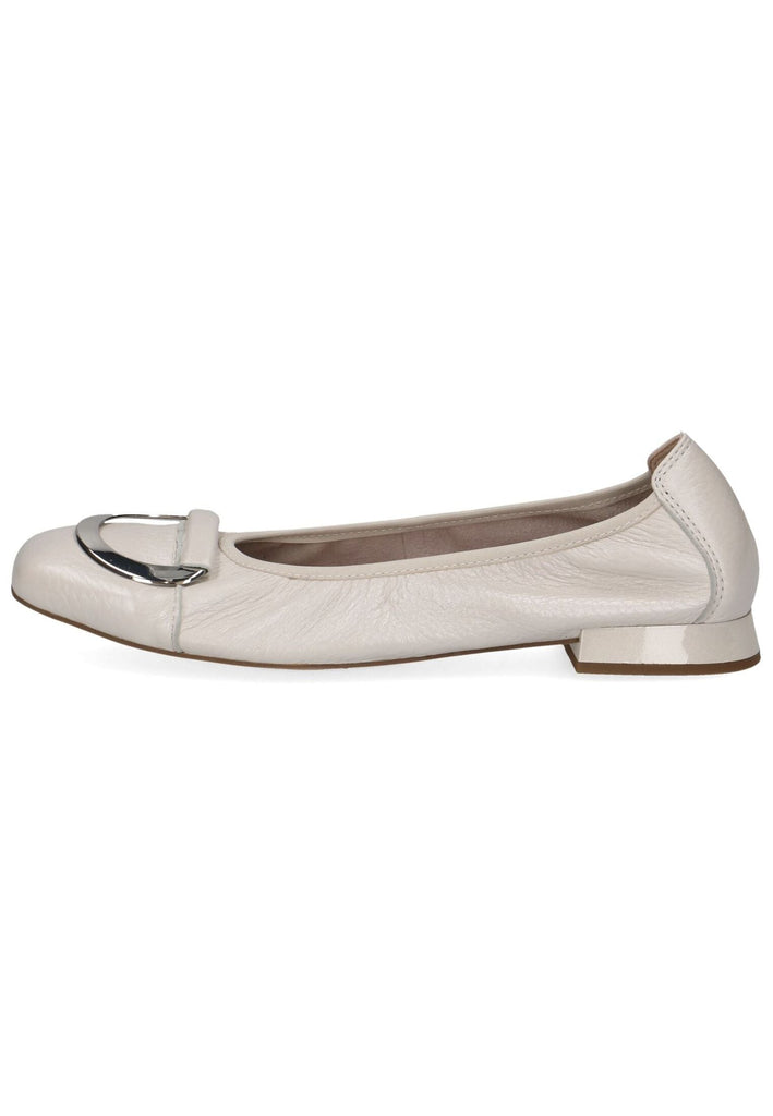 Caprice Ballerinas Leder Hellbeige