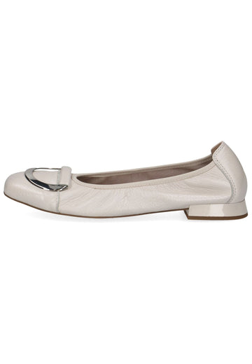 Caprice Ballerinas Leder Hellbeige
