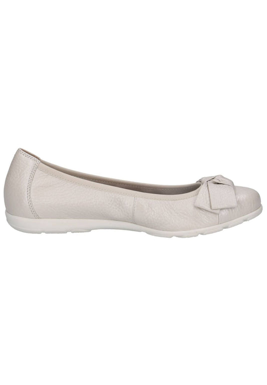 Caprice Ballerinas Leder Hellbeige