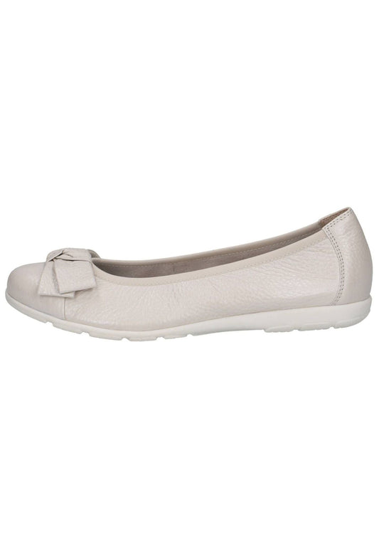 Caprice Ballerinas Leder Hellbeige