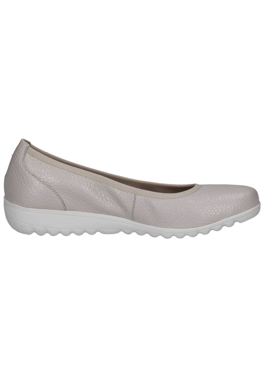 Caprice Ballerinas Leder Hellbeige