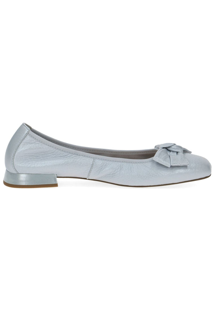 Caprice Ballerinas Leder Hellblau