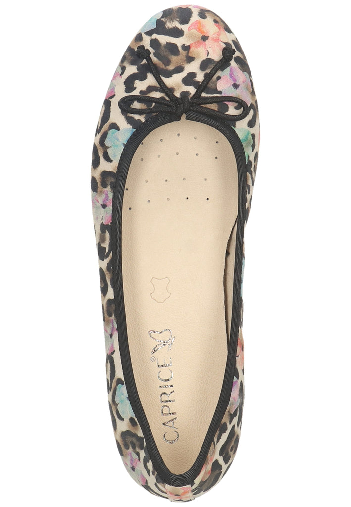 Caprice Ballerinas Leder Leopard