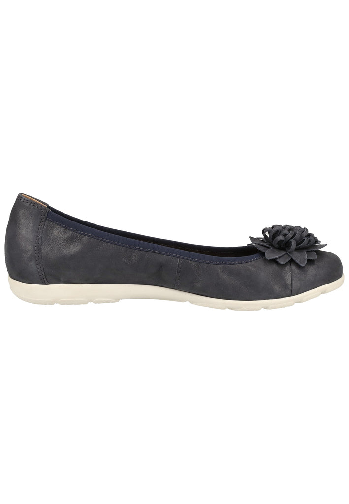 Caprice Ballerinas Leder Navy