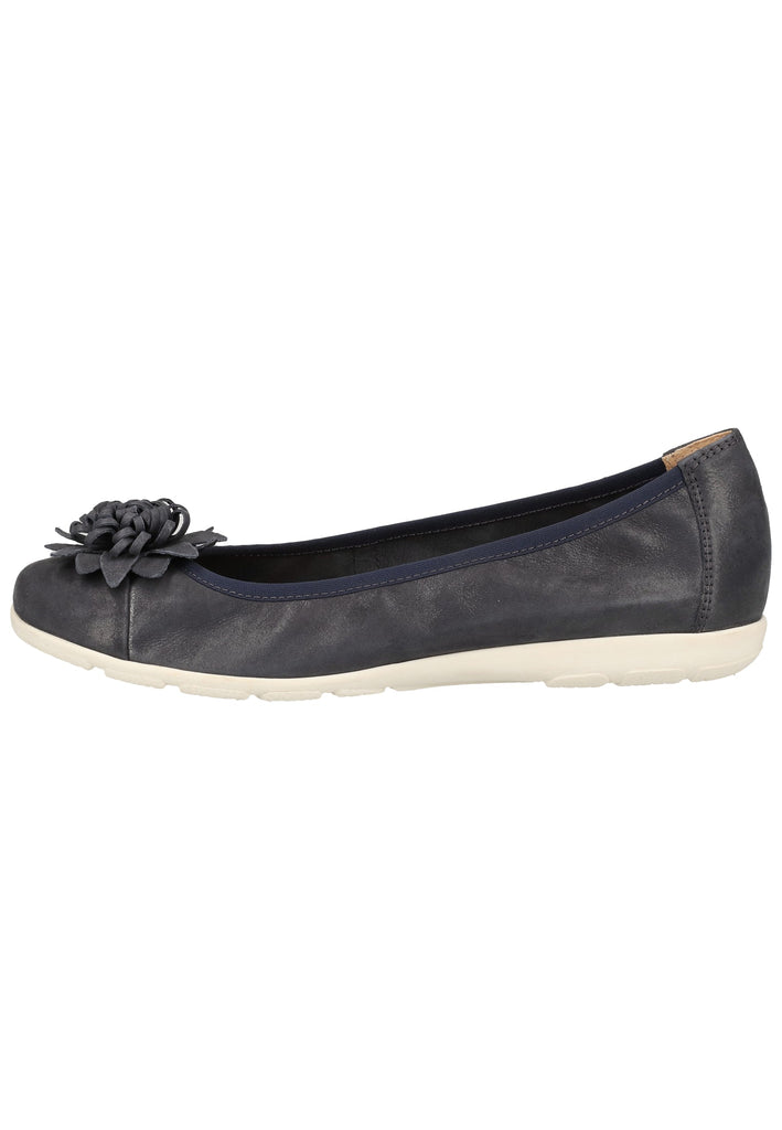 Caprice Ballerinas Leder Navy