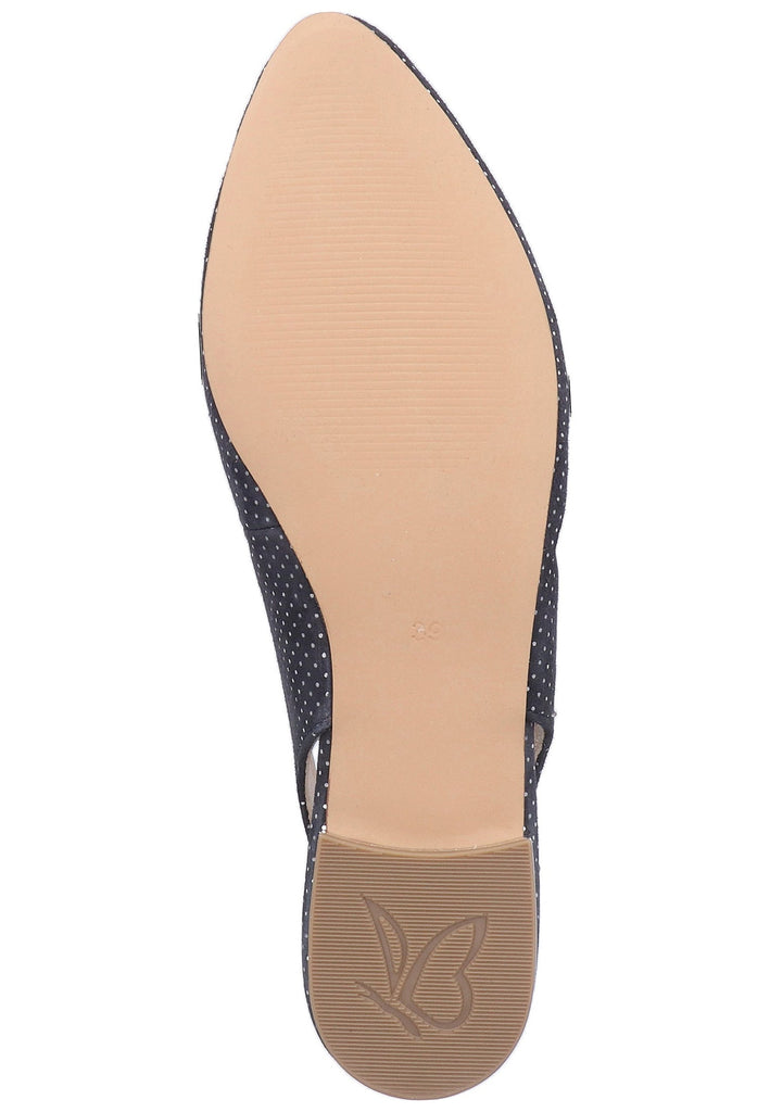 Caprice Ballerinas Leder Navy